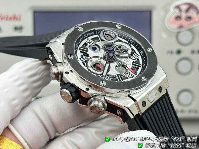 HUBLOT 빅뱅 44mm 시계 최고 버전 001-287204