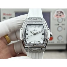HUBLOT BIG BANG 다이아몬드 세팅 배럴 시계 001-287246