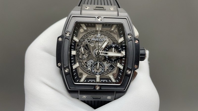 위블로  배럴형 블랙 세라믹 42mm 001-287258