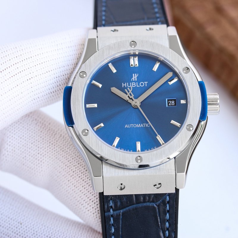 HUBLOT 42mm 사파이어 크리스탈 시계 001-287263