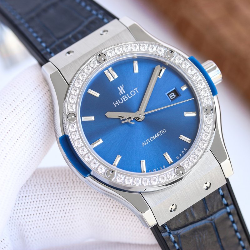 HUBLOT 42mm 사파이어 크리스탈 시계 001-287263