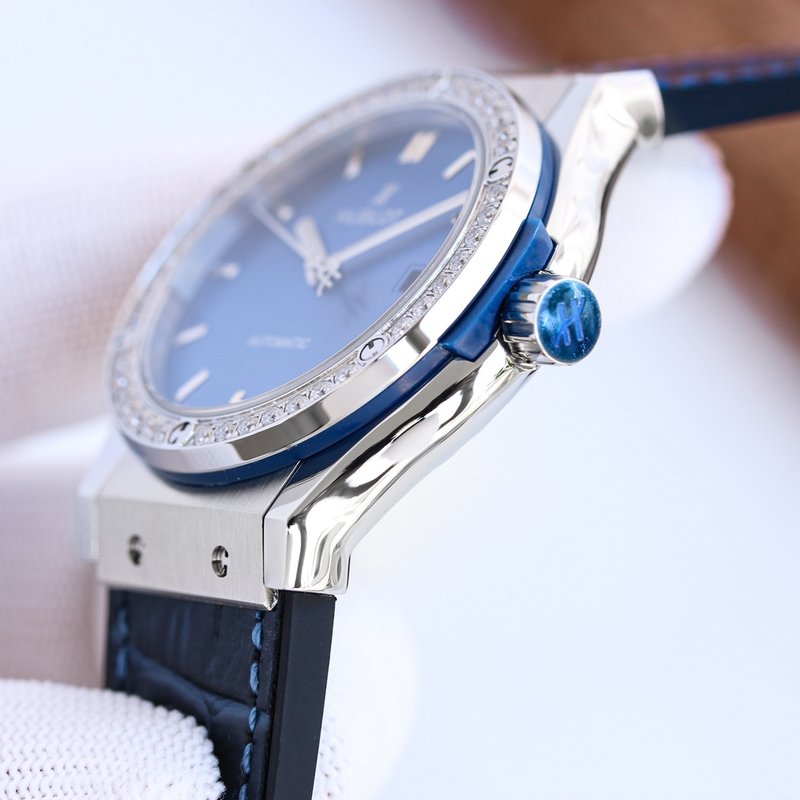 HUBLOT 42mm 사파이어 크리스탈 시계 001-287263